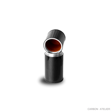 Load image into Gallery viewer, Travel Carbon Fiber Humidor branding
