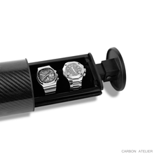 Load image into Gallery viewer, Carbon Fiber Travel Watch Safe